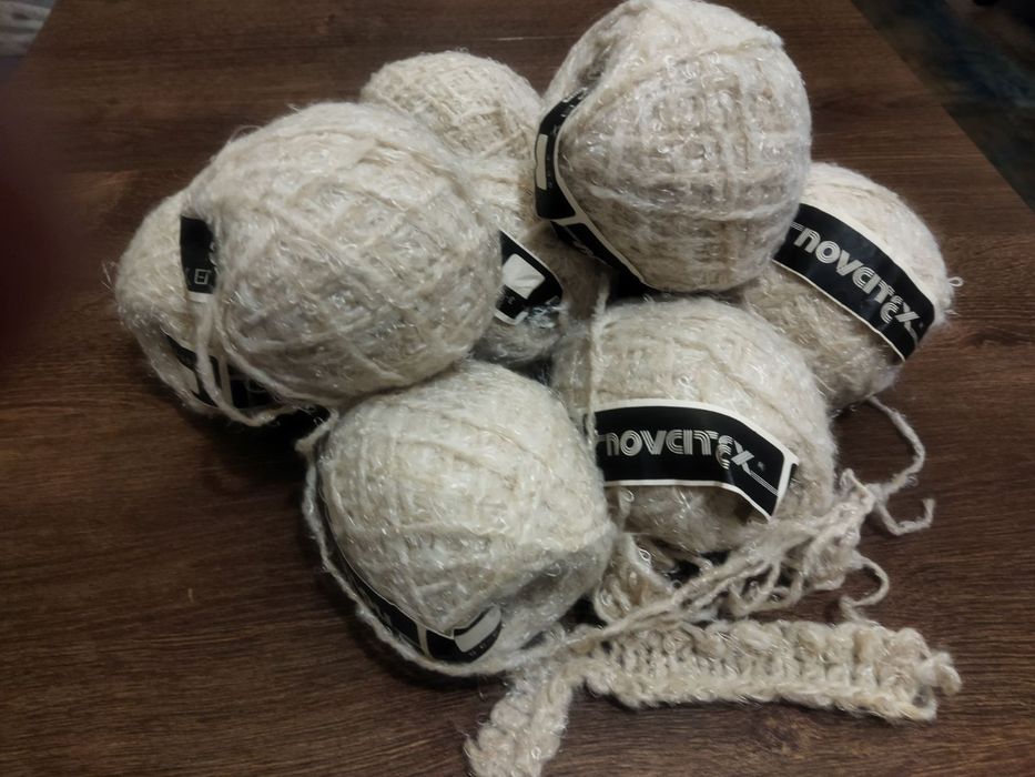 Прежда тип мохер, вълна за плетива