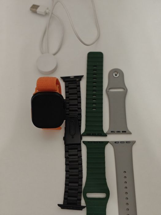 Смарт часы. Сменные ремешки. Зарядка