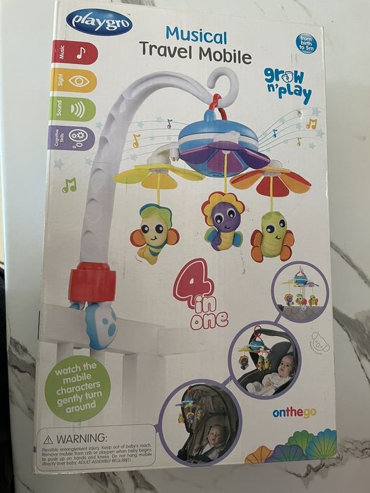 PLAYGRO  Музикална въртележка за легло + подарък