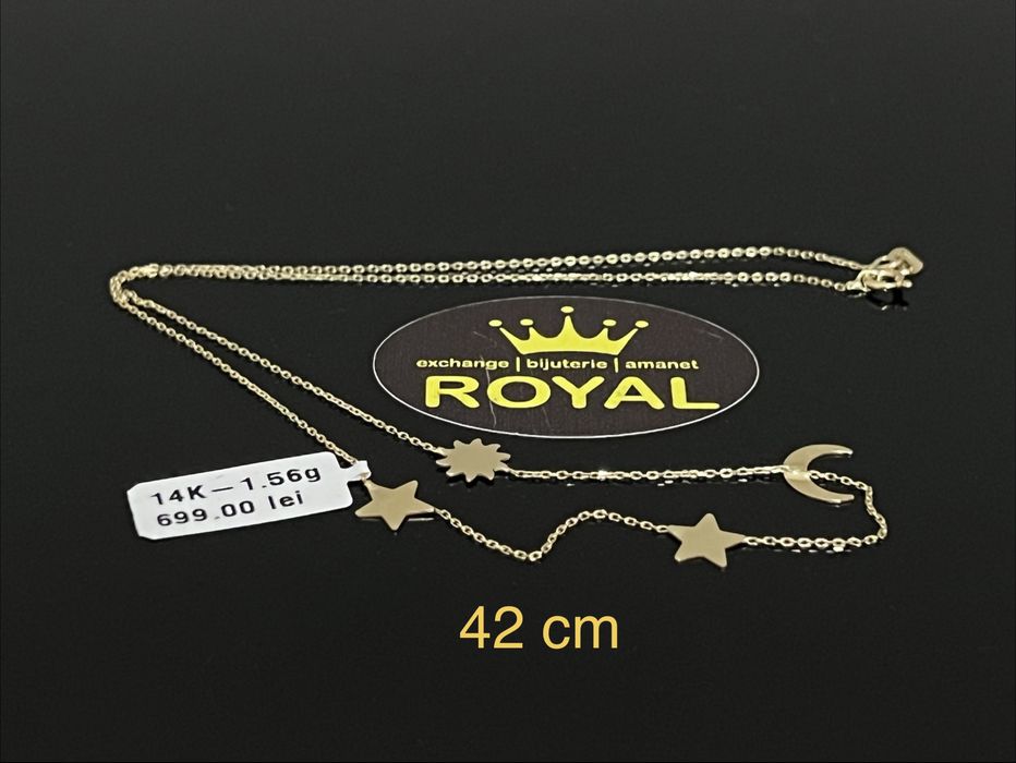 Bijuteria Royal CB : Lant aur 14k 585  1,56 gr