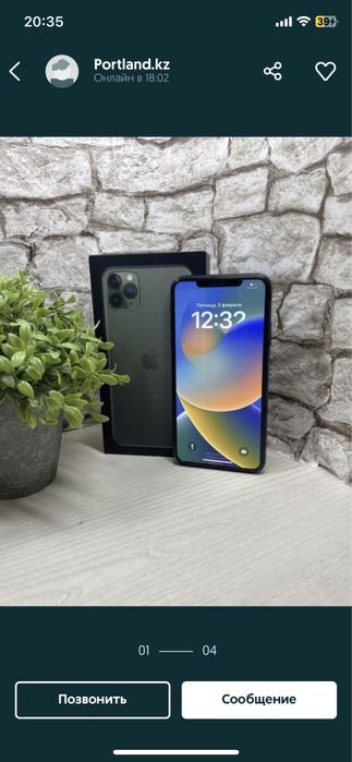 iPhone 11 Pro с горонтией