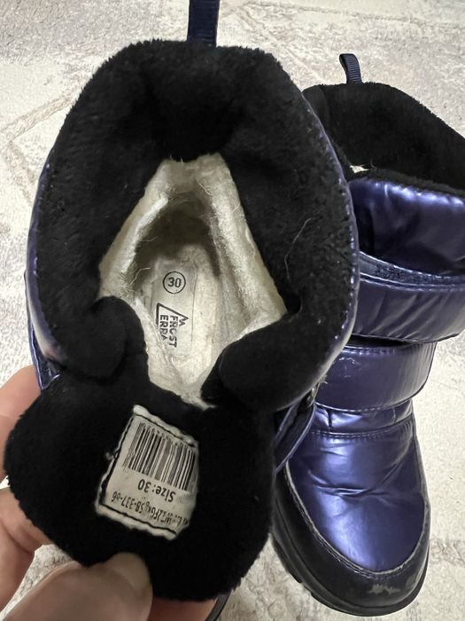 Сапожки зимние теплые