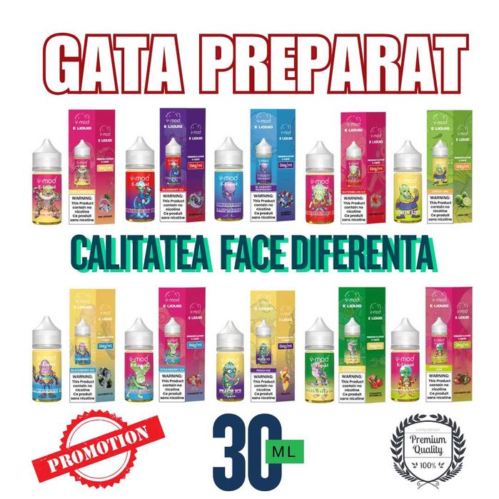 Mode Vape Rezevor Innovativ VooM plus Lichid 30ml  !