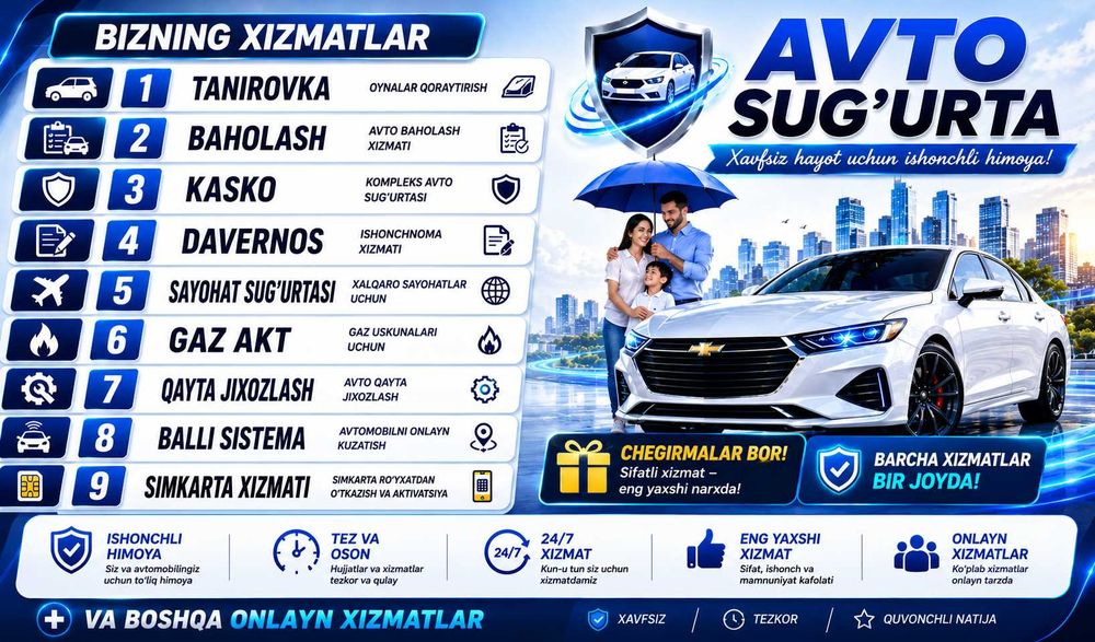 Ishonchli Avto Sug'urta