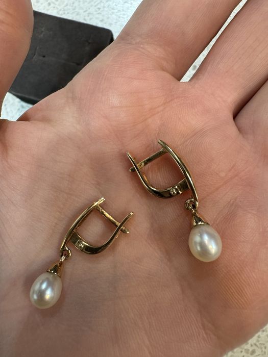 Серьги с жемчугом