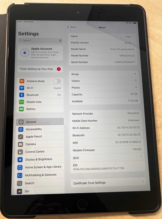 Apple iPad 10.2-inch 32GB (generatia 7, wifi si cellular)