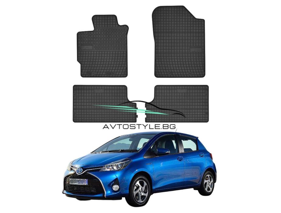 Гумени стелки за Toyota Yaris 2011-2020 г., Frogum - El Toro