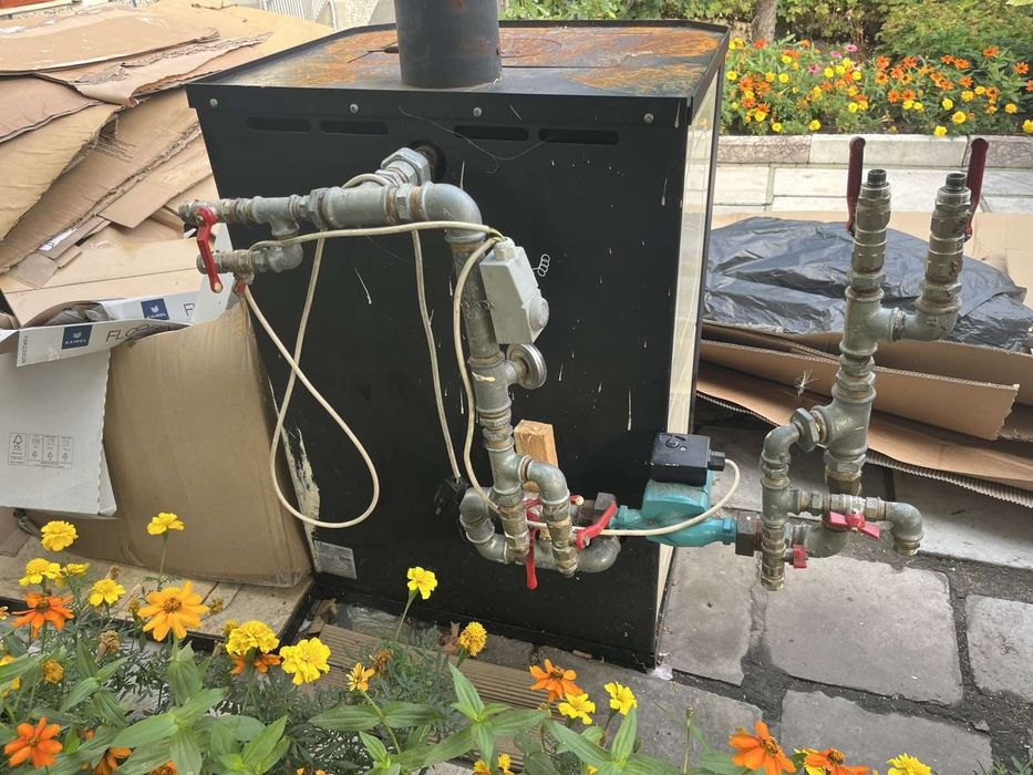 Камина prity с водна риза и хладилник горна камера