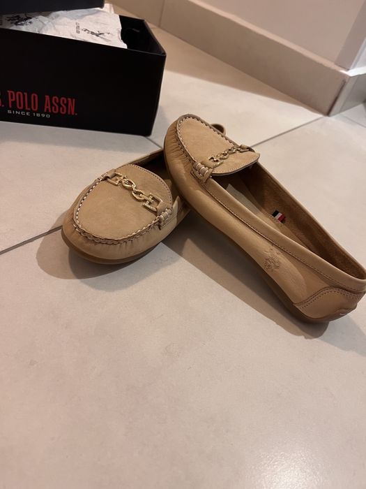 U.S. POLO ASSN. mocasini de piele