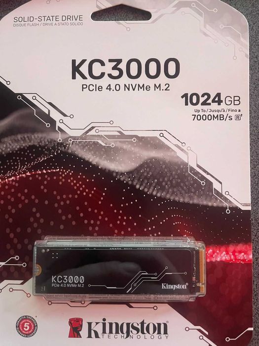Твердотельный накопитель SSD Kingston SKC3000S/1024G M.2 NVMe PCIe 4.0