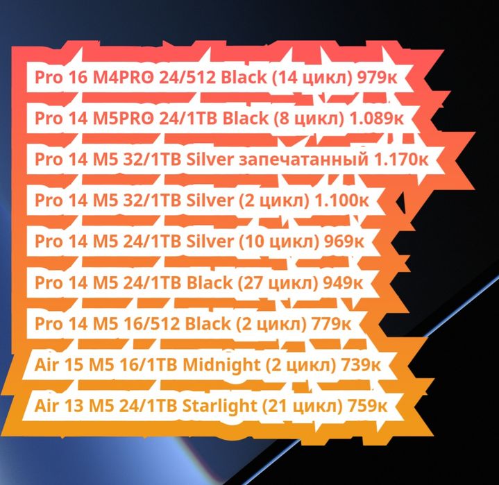 Apple MacBook Pro 14/16 M4PRO/M5PRO/M5