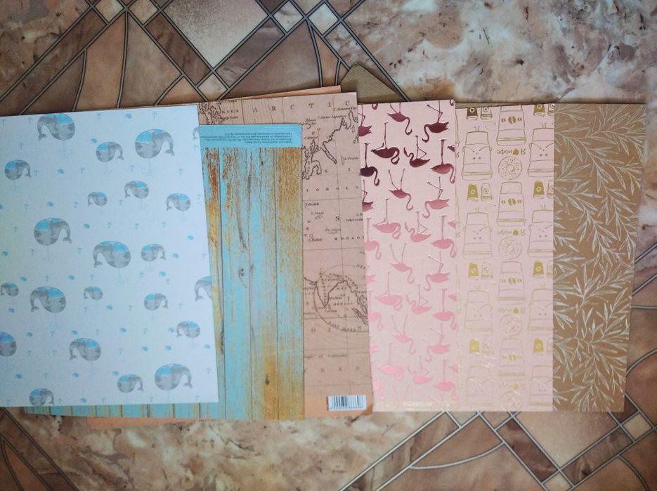 Бумага для скрапбукинга дищайнерская