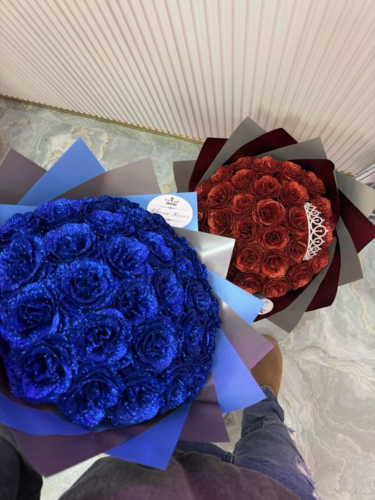 Buchete TRANDAFIRI VALENTINE S DAY (Stitch, Sclipici, Bibble, Angel)