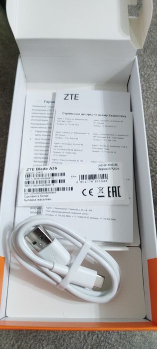 Смартфон ZTE A36 новый!
