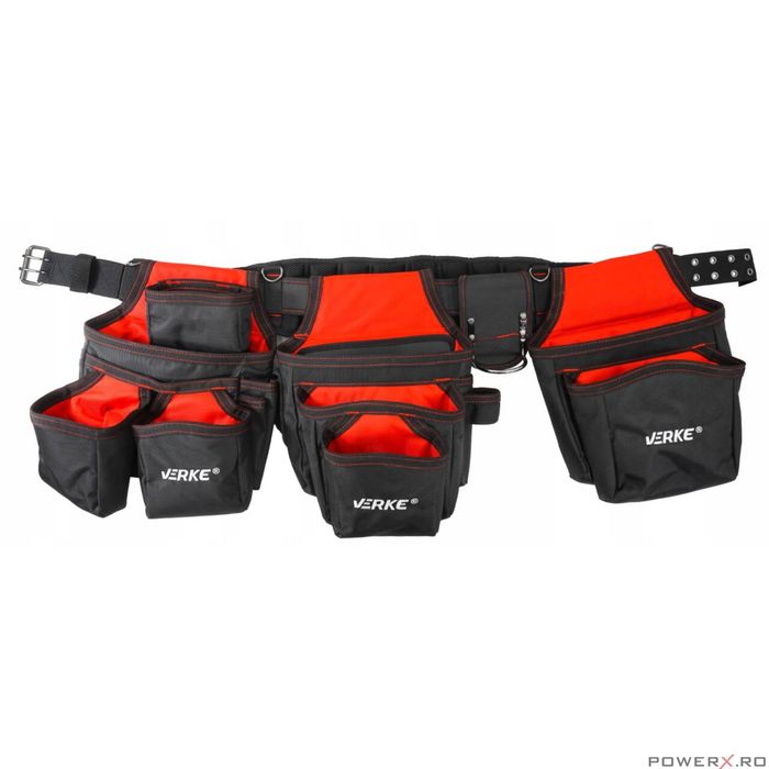 Centura port scule, stil curea cu ham, pentru organizarea uneltelor,