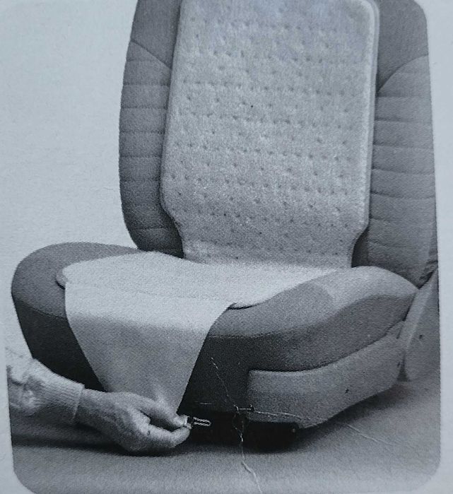 Накидка на сиденье автомобиля с подогревом