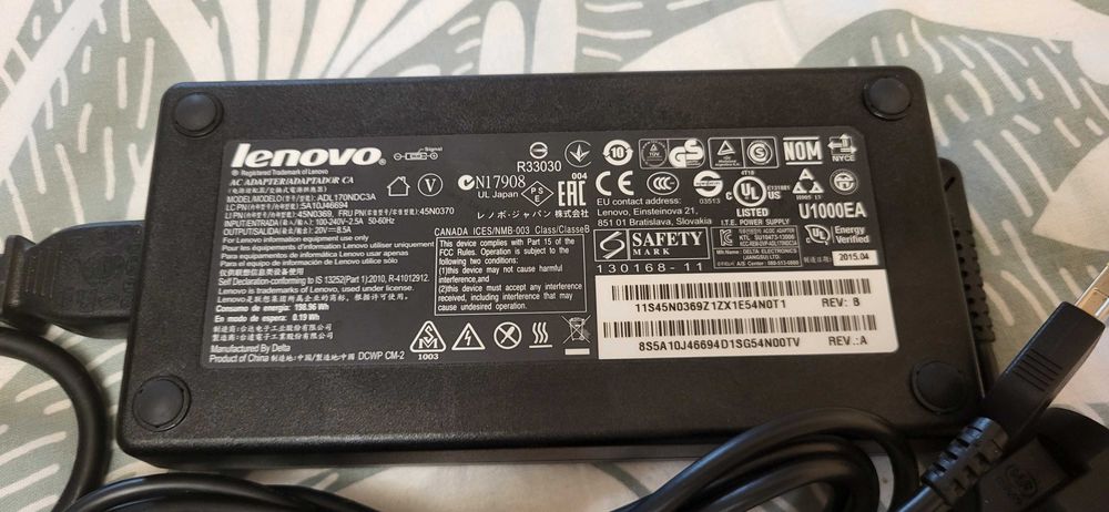 Lenovo 170W Incarcator 20V-8.5A fuctional