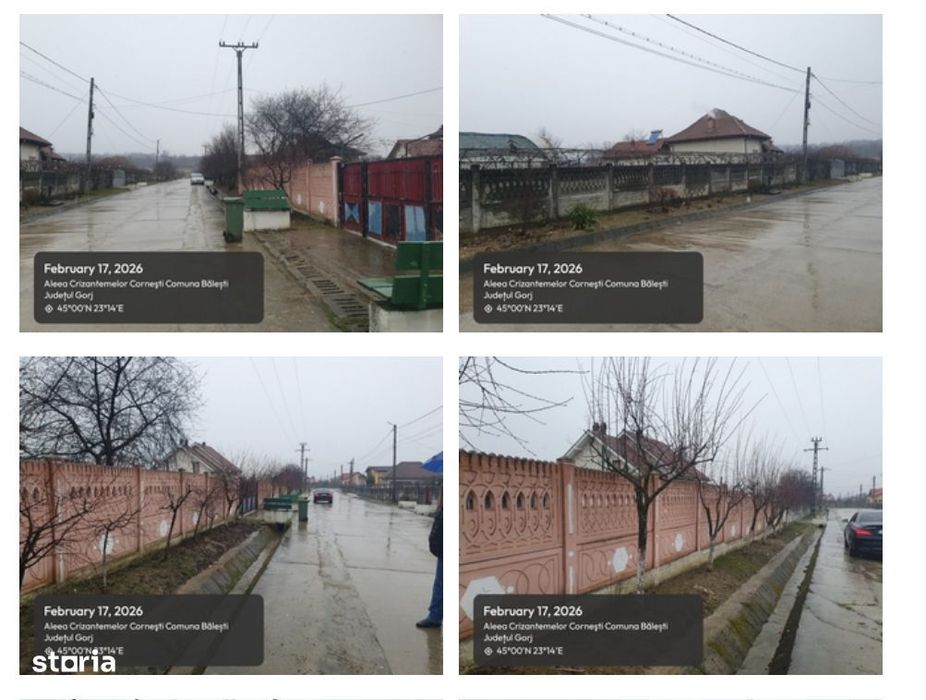 Cota de 1/2 din casa si teren Jud. Gorj, Com. Balesti
