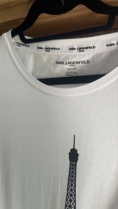 Тениска с надпис Karl Lagerfeld