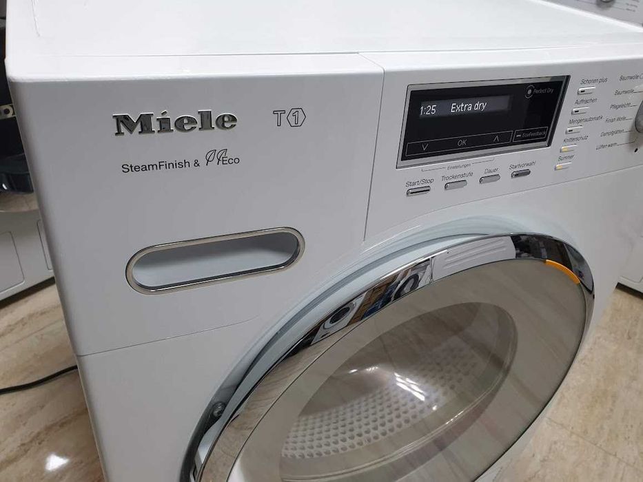 9кг Пара Miele Сушилня с термопомпа Миеле 12м Гаранция