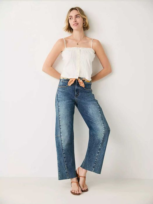 Нови, супер модерни дамски дънки, Lee Women's Rider Barrel Jeans