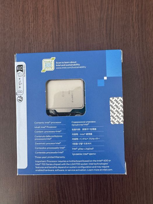 Intel  I7-14700K ЧИСТО НОВ