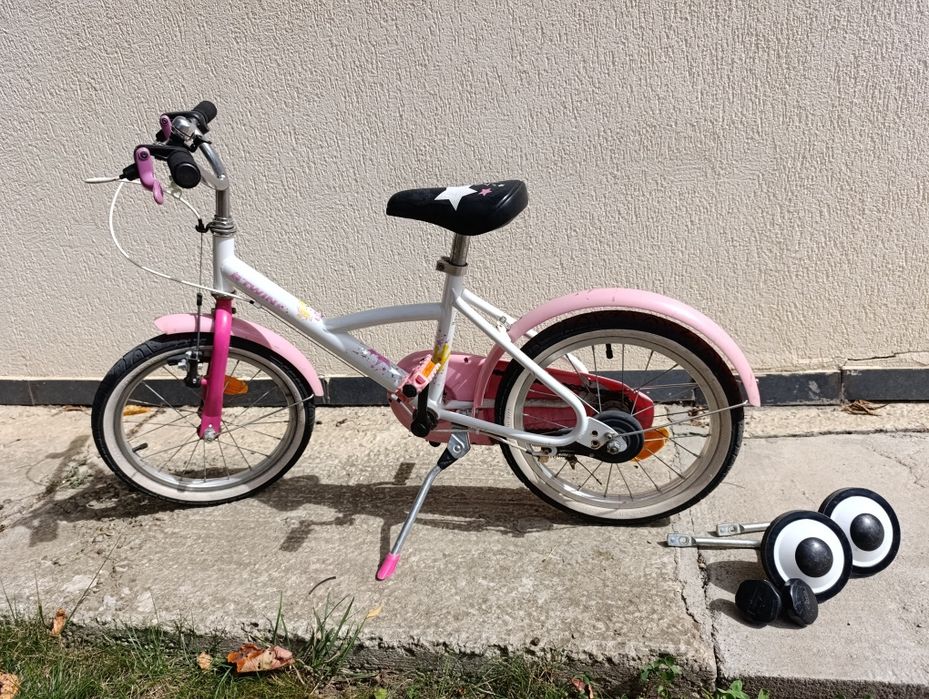 Bicicleta copii/fete, roti 16", varsta 5-7 ani