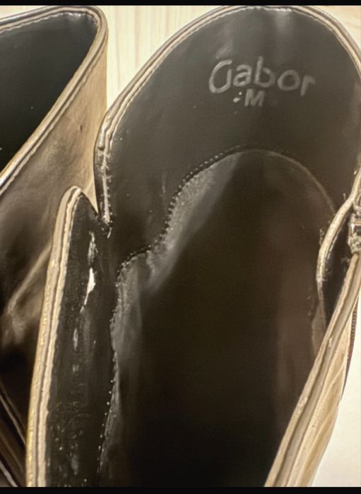 Cizme negre pielr Gabor