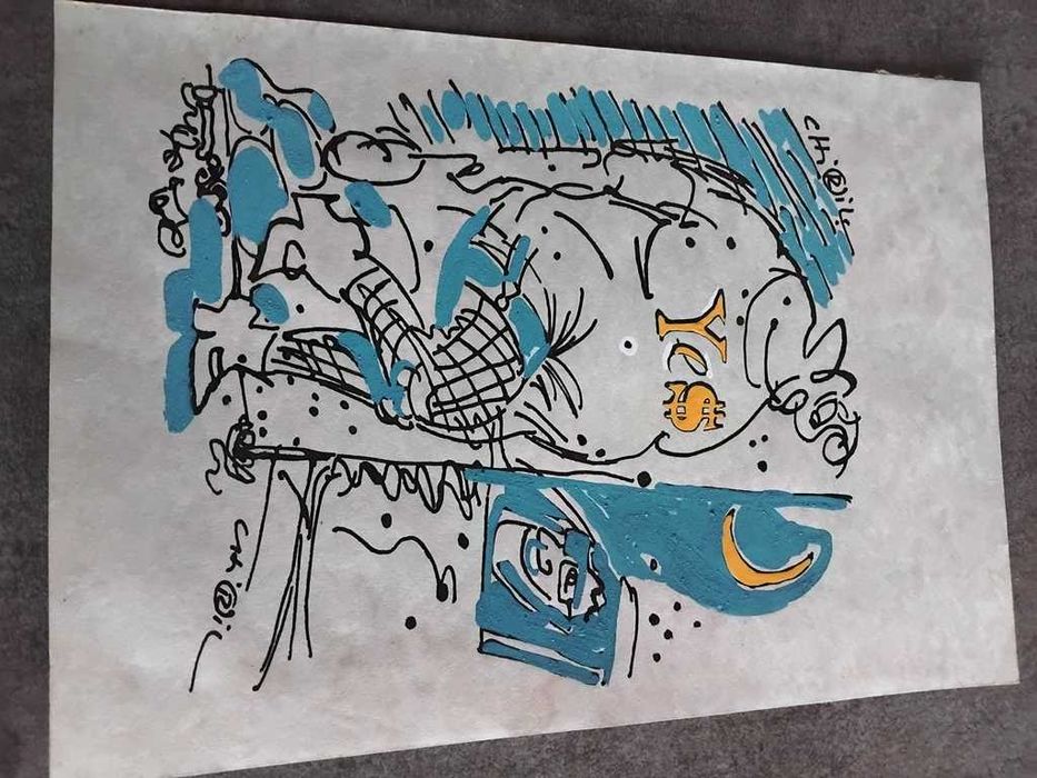 Caricaturi format A4 -vopsea