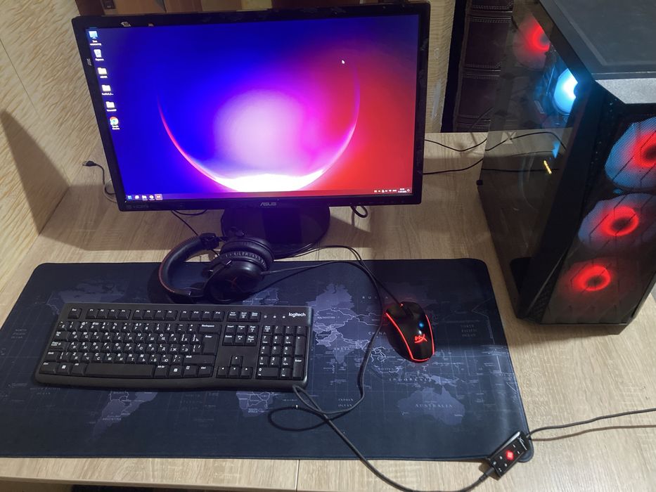 Игровой компьютер ПК в комплекте