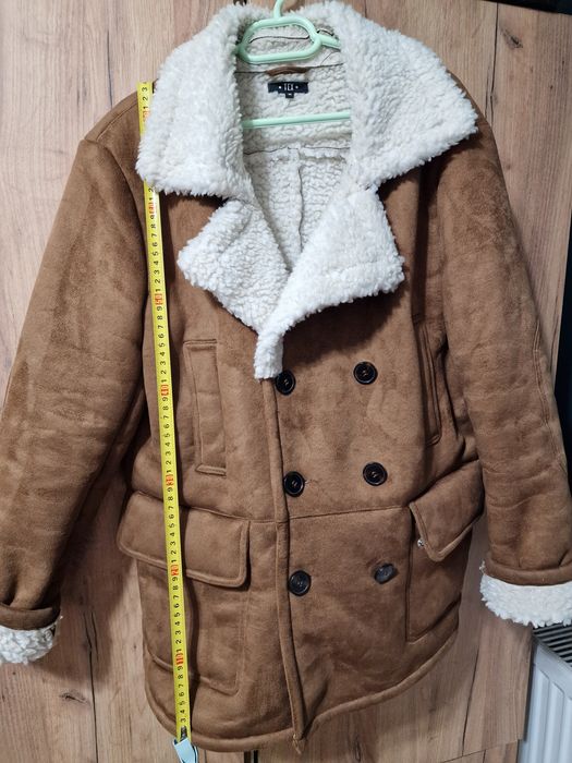Haină îmblănită maro