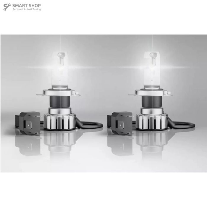 OSRAM NIGHT BREAKER LED SMART H4 64193DWNBSM Set 2 Becuri Auto Moto Om