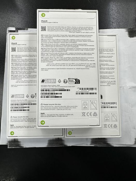 iPhone 16 3г. гаранция нов запечатан 128GB