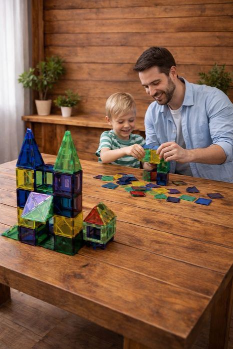 Magnetic tiles 120 piese magnetice MagPlayer -NOI