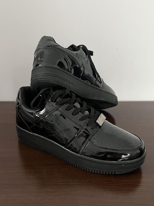 Vand pereche  BAPESTA low patent black