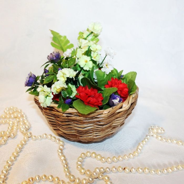 Шкатулки плетеные
