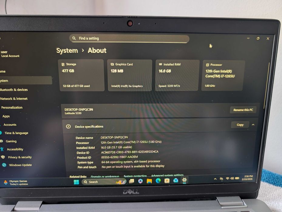 Laptop Dell Latitude 5330 | i7-1265U | 16GB | 512GB + Geanta si Mouse