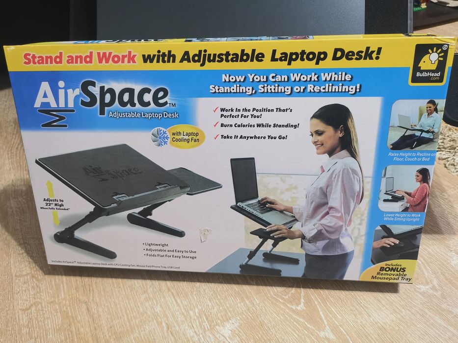 Masuta/masa laptop pliabila,inaltime ajustabila,cooler si suport mouse