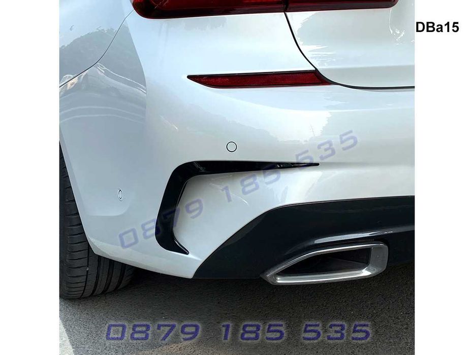 Тунинг лип спойлер задна броня BMW 3 G20 G21 бмв г20 г21 добавка