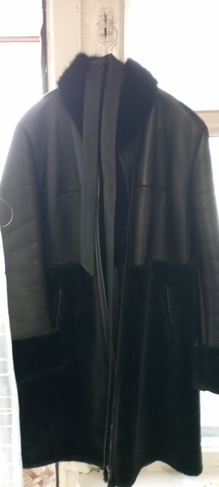 Дублёнка+кожа+норка