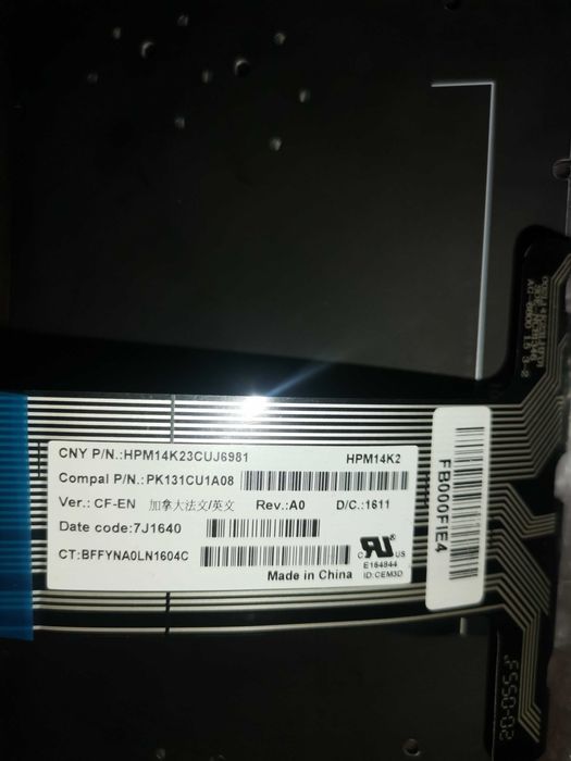 Подам новую клавиатуру для ноутбука