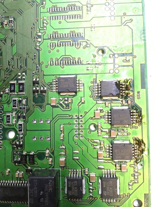 Ремонт на sam модули на w164