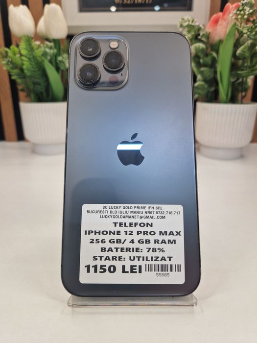 Iphone 12 Pro Max 256GB / 4GB RAM 78% Baterie Garantie! #55805