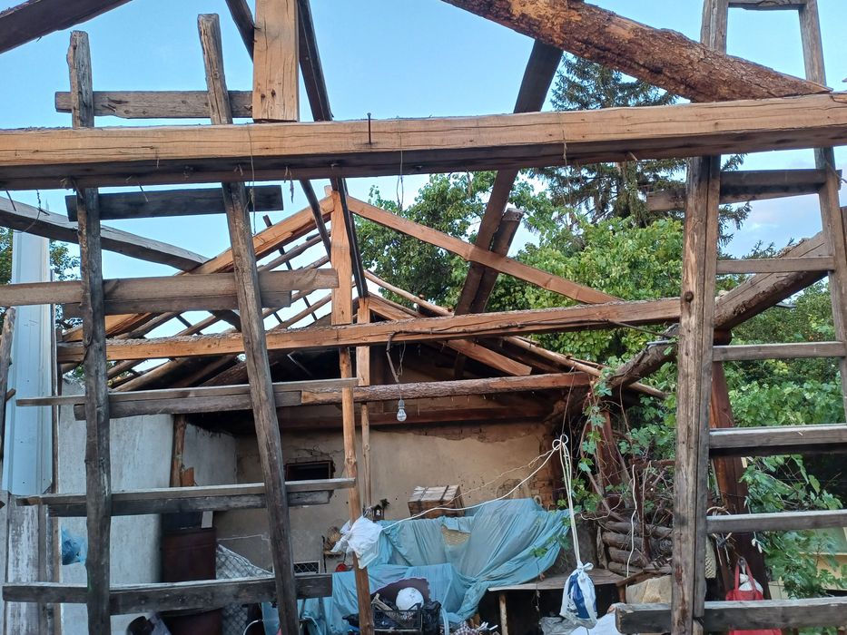 Разглобен навес 15 на 5 метра, височина 2.60