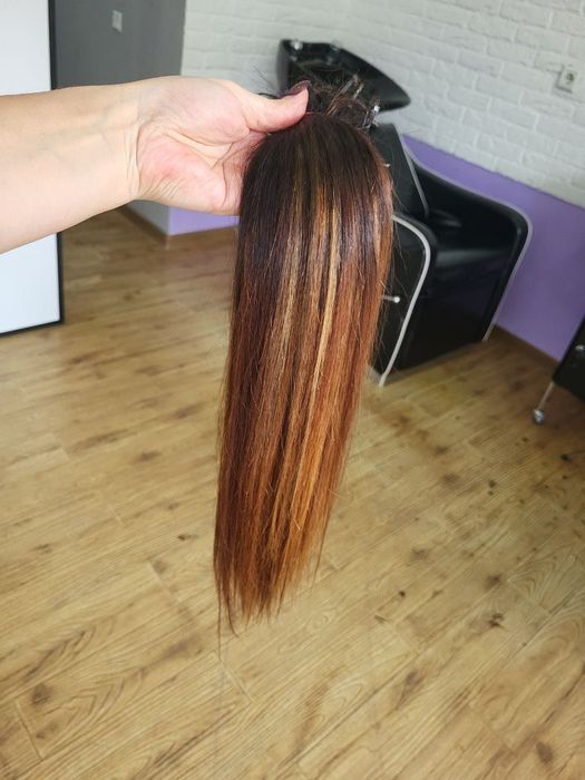 Продаю б/у капсулированные натуральные волосы