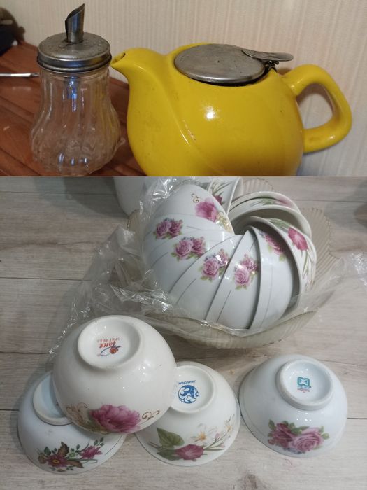 Чайник пиалы тарелки Юг