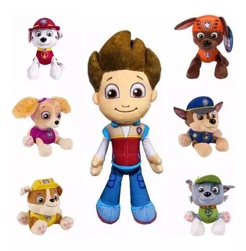 Плюшена играчка куче Пес Патрул и Райдър, Скай Чейс и др.