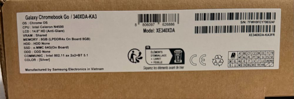 Samsung Galaxy Chromebook GO