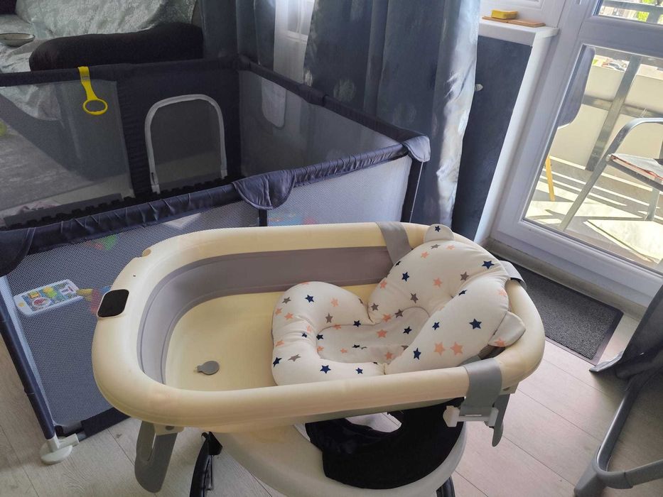 Leagan balansoar Chicco Poly swing up+cadou  vanita bebe pliabila cu pernita