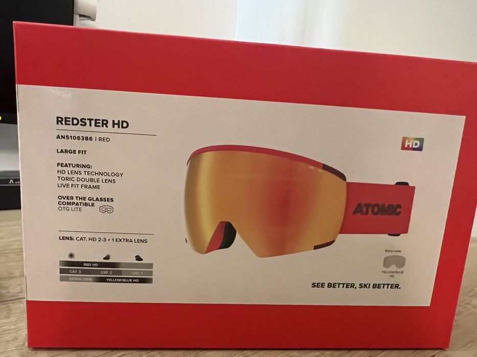 Atomic Redster HD ски очила маска